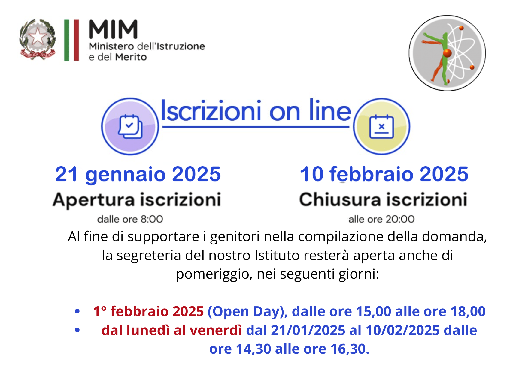 ISCRIZIONI 2025